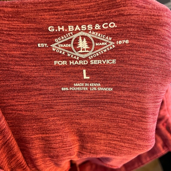 G.H. Bass & Co. Men's Short Sleeve Performance Polo - Picture 3 of 4